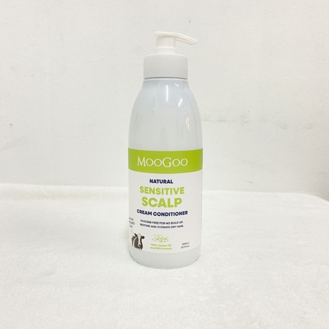 Dầu xả Moogoo Natural Scalp-Friendly Cream Conditioner dành cho da nhạy cảm, làm mềm tóc tự nhiên (chai 500ml)