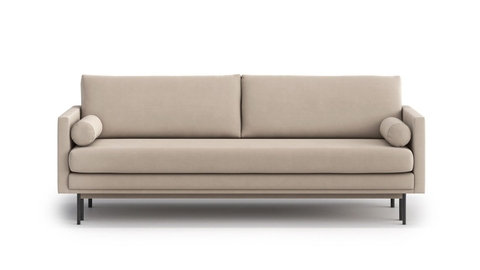 Sofa Băng Bọc Vải Phong Cách Mid-Century – Sang Trọng, Tiện Nghi Cho Mọi Không Gian | Decoraz.vn