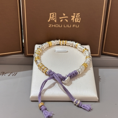 Vòng Tay Bạc Phong Cách Tân Trung Hoa - Chiêu Tài Tấn Bảo