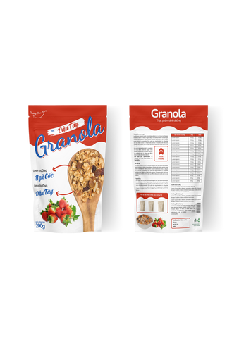 Túi zip đứng hiệu ứng mờ - mẫu số 2