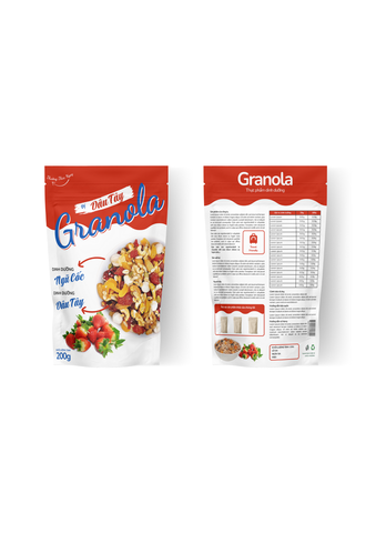 Túi zip đứng hiệu ứng mờ - mẫu số 2