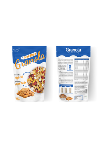 Túi zip đứng hiệu ứng mờ - mẫu số 2