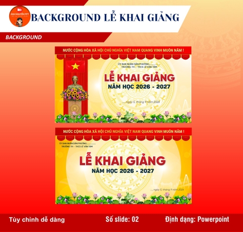KG03 - BACKGROUND LỄ KHAI GIẢNG