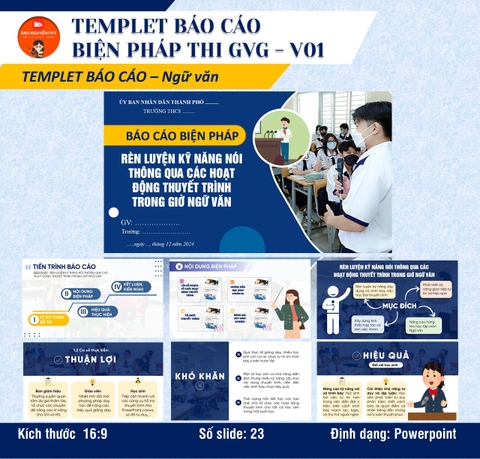 V01 - TEMPLET BÁO CÁO BIỆN PHÁP THI GVG (NGỮ VĂN)