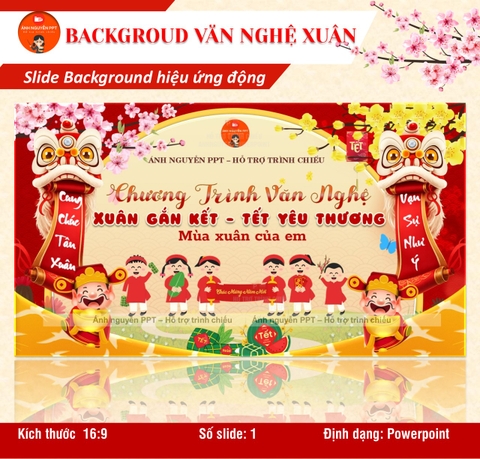 B20 - BACKGROUND XUÂN GẮN KẾT TẾT YÊU THƯƠNG