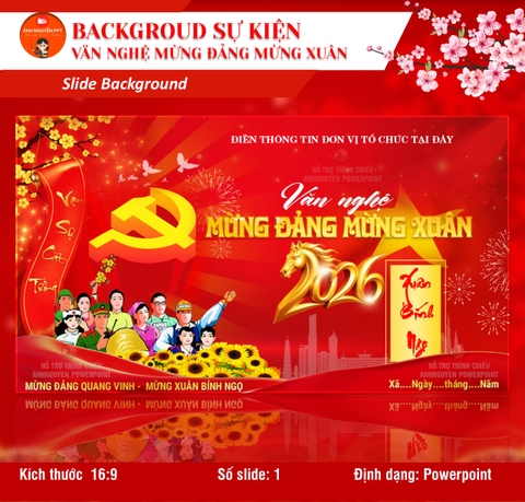 B12 - BACKGROUNG VĂN NGHỆ MỪNG ĐẢNG MỪNG XUÂN