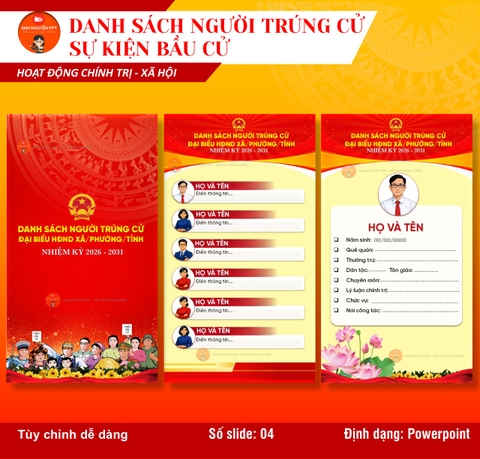 M19 - MẪU CÔNG BỐ DANH SÁCH TRÚNG CỬ