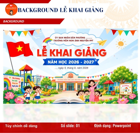 KG04 - BACKGROUND LỄ KHAI GIẢNG