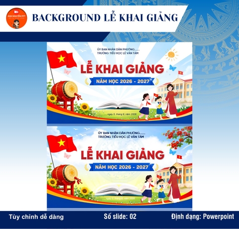 KG01 - BACKGROUND LỄ KHAI GIẢNG