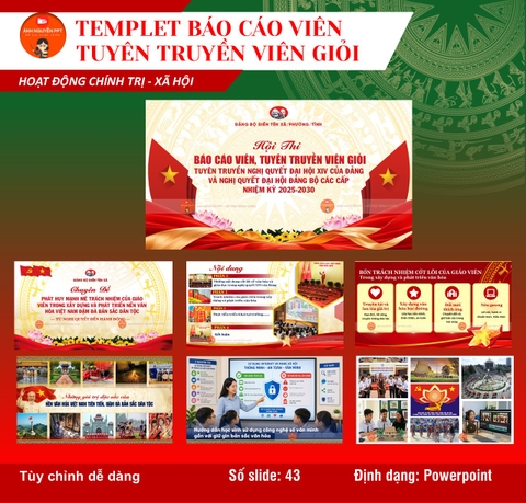 TT07 - TEMPLET BÁO CÁO, TUYÊN TRUYỀN VIÊN GIỎI