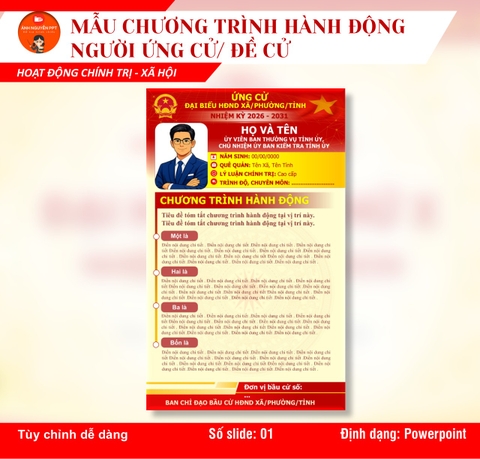 M11 - MẪU THÔNG TIN CHƯƠNG TRÌNH HÀNH ĐỘNG