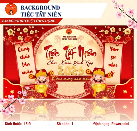 B08 - BACKGROUND TIỆC TẤT NIÊN (CHUYỂN ĐỘNG)