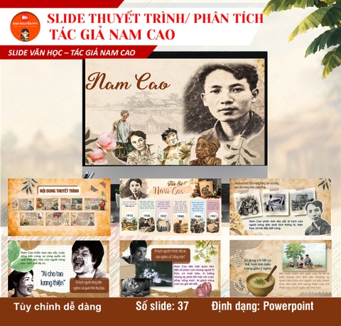 TG01 - SLIDE TÁC GIẢ NAM CAO