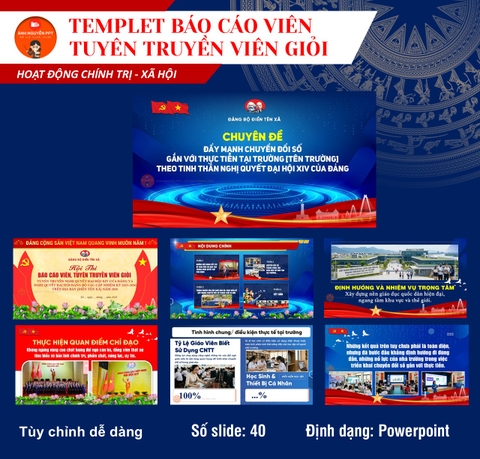 TT03 - TEMPLET BÁO CÁO, TUYÊN TRUYỀN VIÊN GIỎI