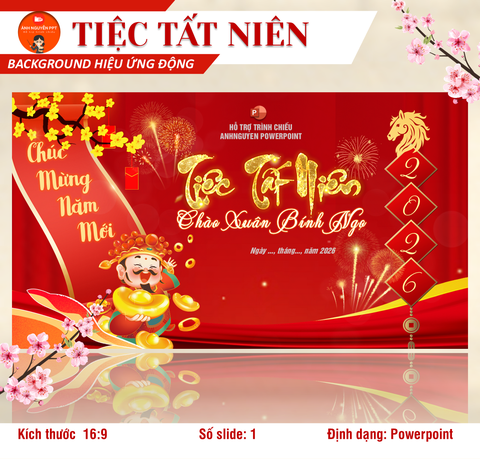 B02 - BACKGROUND TIỆC TẤT NIÊN (CHUYỂN ĐỘNG)