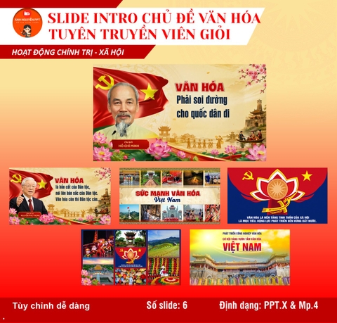 TT08 - MẪU SLIDE INTRO CHỦ ĐỀ VĂN HÓA