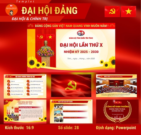 DH01 - SLIDE ĐẠI HỘI ĐẢNG