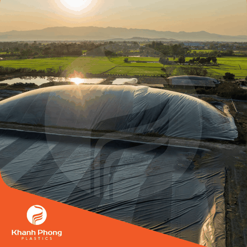 Bạt lót phủ hầm biogas