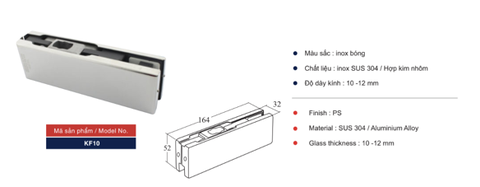 Kẹp kính KF10