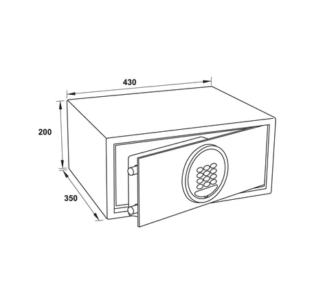 Két sắt Hafele SB-600