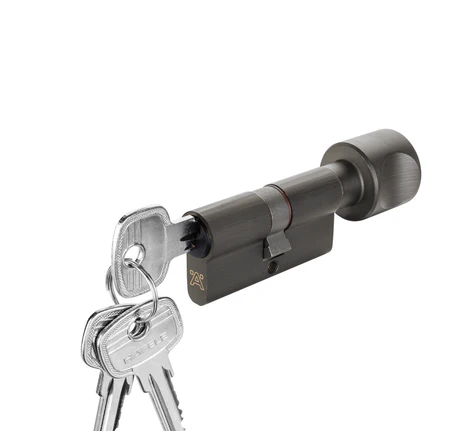 Ruột khóa cửa phòng Hafele màu Graphite Black