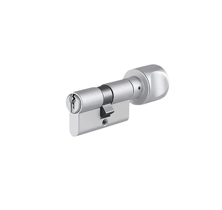 Ruột khóa Hafele 1 đầu chìa - 1 đầu vặn (Niken mờ)