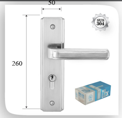 Khóa Tay Gạt Inox 2.0 mm 9739