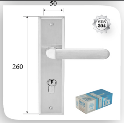 Khóa Tay Gạt Inox 2.0 mm 97737