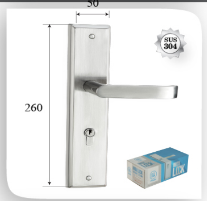 Khóa Tay Gạt Inox 2.0 mm 9783
