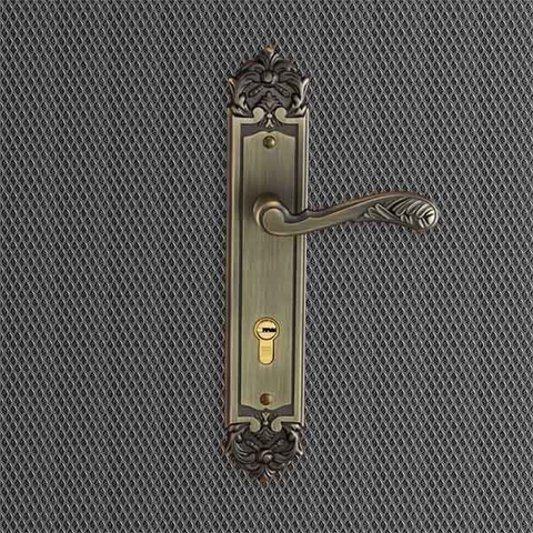 Khóa tay gạt cổ điển Rêu cửa chính 71k730 BAB