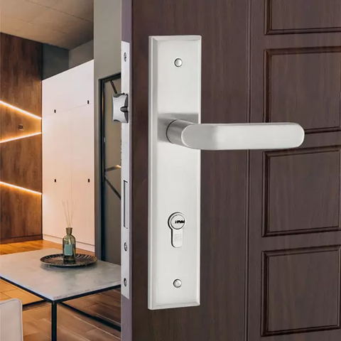 Khóa tay gạt hợp kim cửa chính 98737
