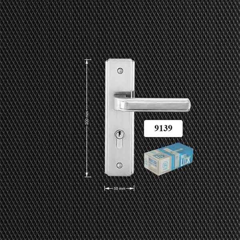 Khóa tay gạt inox dày 2mm cửa phòng 200mm PI-9139