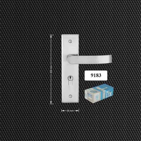 Khóa tay gạt inox dày 2mm cửa phòng 200mm PI-9183