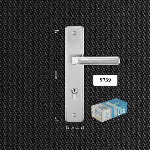 Khóa tay gạt inox dày 2mm cửa đi 260mm PI-9739