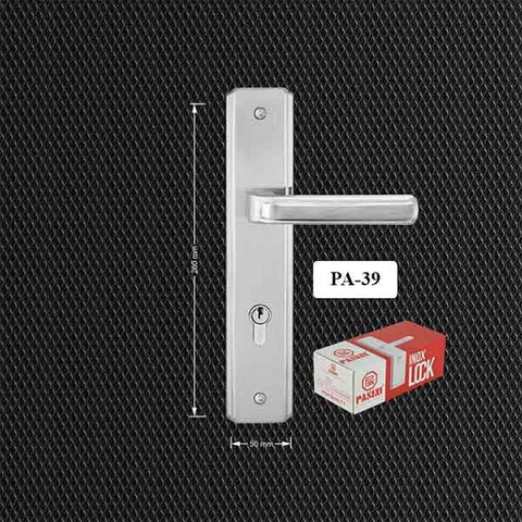 Khóa tay gạt inox dày 1.5mm cửa đi 260mm PA-39