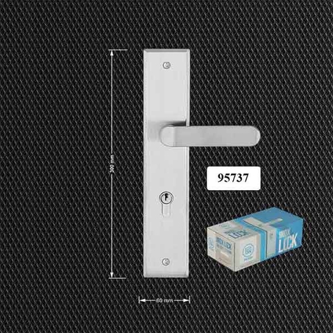 Khóa tay gạt inox dày 2mm cửa đi 300mm PI-95737