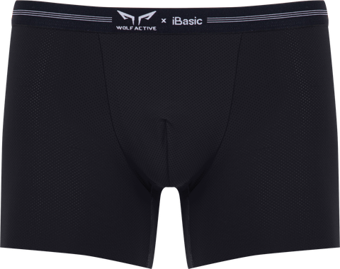 Quần Lót Nam Thể Thao Wolf Active x iBasic PANM155 Airy Thoáng Khí Phom Trunk Không Đường May Freecut