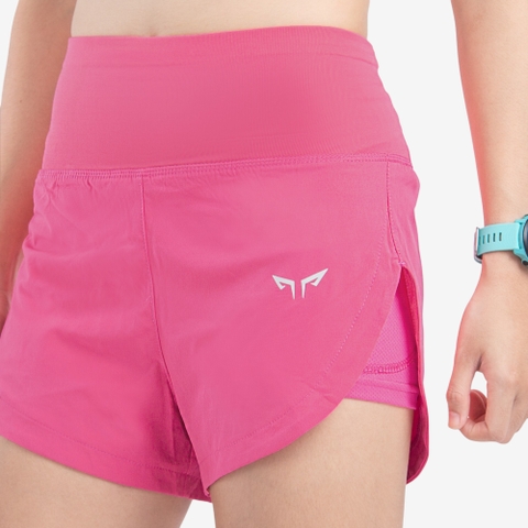 Quần Chạy Bộ Nữ 2 Lớp Essential Run V1 W79, Quần Chạy Bộ Có Túi, Chất Vải Nhẹ, Thấm Hút Mồ Hôi Tốt