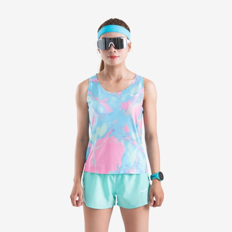 Áo Singlet Chạy Bộ Nữ Premium Wolf Active Outbreak W04, Công Nghệ Seamless & Flatlock, Nhanh Khô