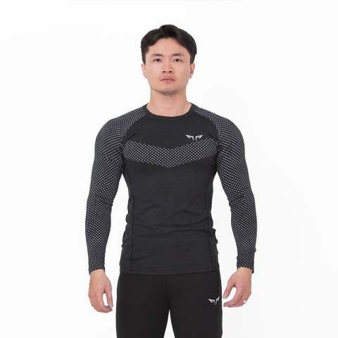 Áo Tay Dài Nam Wolf Active Powerfit V2, Form Raglan Tôn Dáng, Chất Vải Co Giãn 4 Chiều