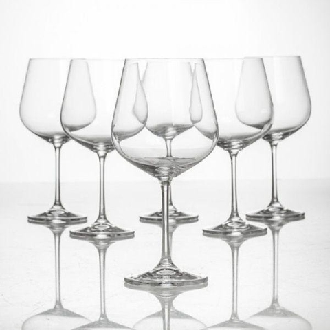 Bộ 6 ly rượu vang Bohemia Strix | 600ml