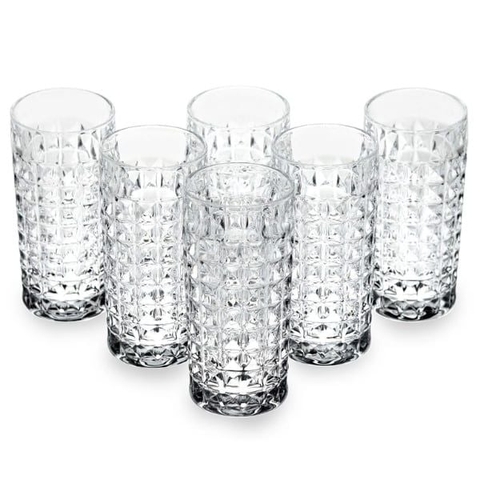 Bộ 6 cốc pha lê Bohemia Diamond | 260ml