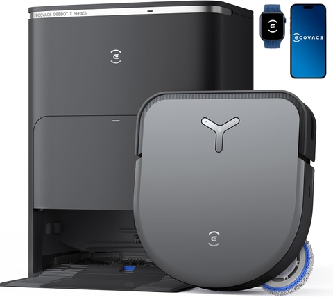 Robot hút bụi lau nhà Ecovacs Deebot Omni 2024 (Trắng/ Đen) | X5 Pro