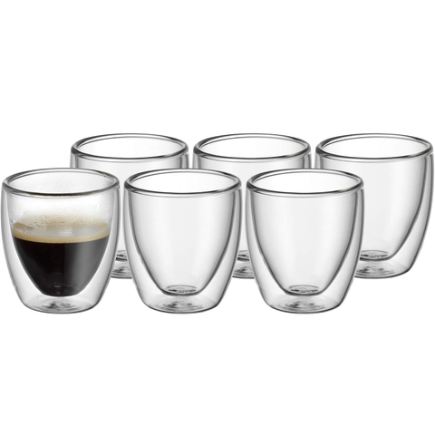 Bộ cốc thủy tinh cách nhiệt WMF KULT 80ml, 6 cốc | 901402000