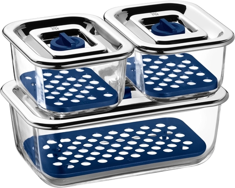 Set 3 hộp thủy tinh đựng thực phẩm Wmf Top Serve