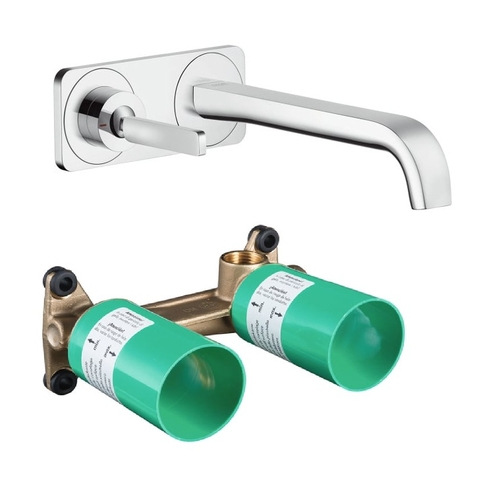 Vòi lavabo âm tường AXOR Citterio E | 36114000+13623180