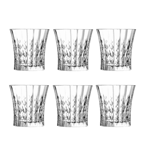 Bộ 6 cốc Lady Diamond 270ml Cristal d'Arques