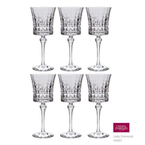 Bộ 6 ly vang đỏ Lady Diamond 270ml Arc