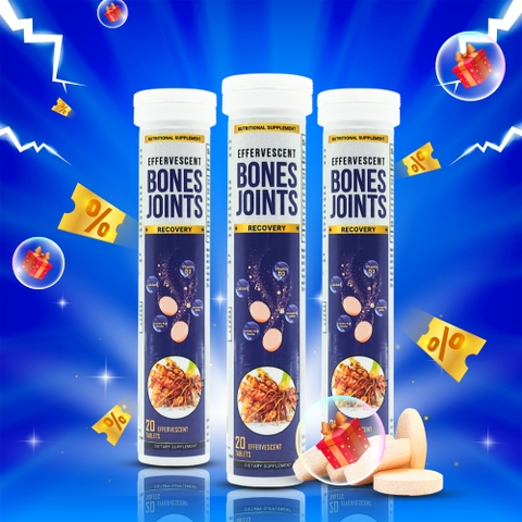 Combo 3 lọ Effervescent Bones Joints