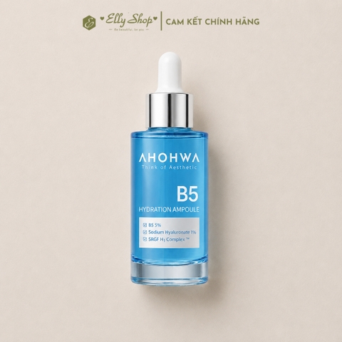 Tinh Chất Ahohwa Hydration Ampoule B5 30ml - Cấp Ẩm, Phục Hồi & Làm Dịu Da